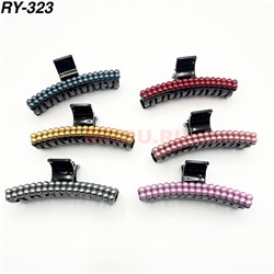 Краб цветной для волос (RY-323) пласттмассовый 12 шт/упаковка - фото 222866 Краб цветной для волос (RY-323) пласттмассовый 12 шт/упаковка - фото 222866