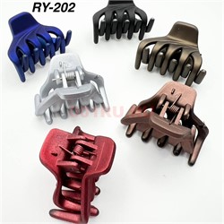 Краб цветной для волос (RY-202) пласттмассовый 24 шт/упаковка - фото 222868 Краб цветной для волос (RY-202) пласттмассовый 24 шт/упаковка - фото 222868