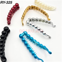 Заколка для волос краб банан (RY-325) цветной 12 шт/упаковка - фото 222872 Заколка для волос краб банан (RY-325) цветной 12 шт/упаковка - фото 222872