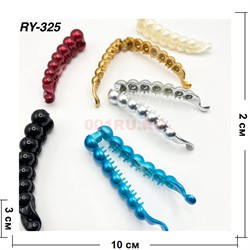 Заколка для волос краб банан (RY-325) цветной 12 шт/упаковка - фото 222874 Заколка для волос краб банан (RY-325) цветной 12 шт/упаковка - фото 222874