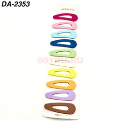 Заколка металлическая клик-клак (DA-2353) цветные 5,5 см 12 шт/лист - фото 222956 Заколка металлическая клик-клак (DA-2353) цветные 5,5 см 12 шт/лист - фото 222956