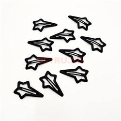 Заколка металлическая клик-клак (DA-3169) цветная звезда 5,5 см 10 шт/лист - фото 222968 Заколка металлическая клик-клак (DA-3169) цветная звезда 5,5 см 10 шт/лист - фото 222968