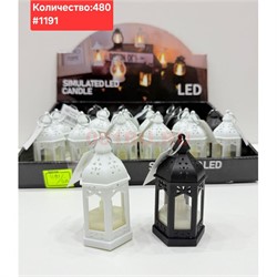 Светильник в виде свечи (1191) пластмассовый 24 шт/упаковка - фото 223006
