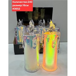 Светильник в виде свечи 16 см (3652) пластмассовый 12 шт/упаковка - фото 223014