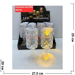 Светильник в виде бокала (2313) пластмассовый 12 шт/упаковка - фото 223023 Светильник в виде бокала (2313) пластмассовый 12 шт/упаковка - фото 223023