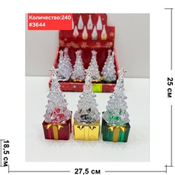 Светильник в виде елки (3644) пластмассовый 12 шт/упаковка - фото 223035 Светильник в виде елки (3644) пластмассовый 12 шт/упаковка - фото 223035