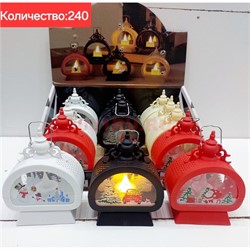 Светильник большой (436) в виде фонаря пластмассовый 12 шт/упаковка - фото 223040