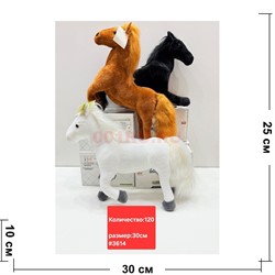 Игрушка Лошадь музыкальная 30 см 4 шт/упаковка (3614) - фото 223061