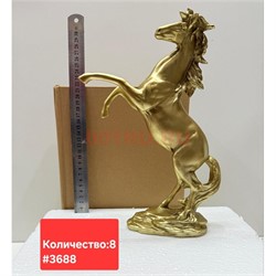 Лошадь статуэтка (3688) цвет бронза 33 см - фото 223096