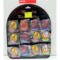 Магнит виниловый (3636) лошадка в подковке символ 2026 года 100 шт/упаковка - фото 223102