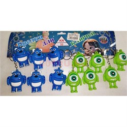 Брелок резиновый (KY-4640) корпорация монстров 12 шт/упаковка - фото 223197