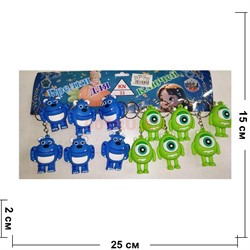 Брелок резиновый (KY-4640) корпорация монстров 12 шт/упаковка - фото 223198 Брелок резиновый (KY-4640) корпорация монстров 12 шт/упаковка - фото 223198
