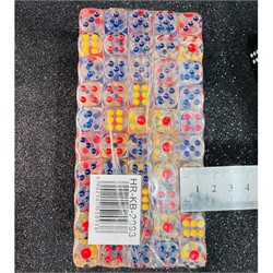 Кости кубики игральные 14 мм (HR-KB-2093) цвета в ассортименте 100 шт/упаковка - фото 223209 Кости кубики игральные 14 мм (HR-KB-2093) цвета в ассортименте 100 шт/упаковка - фото 223209