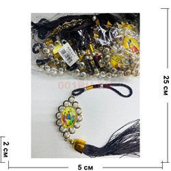 Амулет православный (KN-E37) со стразами и черными нитками 12 шт/упаковка - фото 223245 Амулет православный (KN-E37) со стразами и черными нитками 12 шт/упаковка - фото 223245