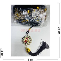 Амулет православный (KN-E34) со стразами и черными нитками 12 шт/упаковка - фото 223251 Амулет православный (KN-E34) со стразами и черными нитками 12 шт/упаковка - фото 223251