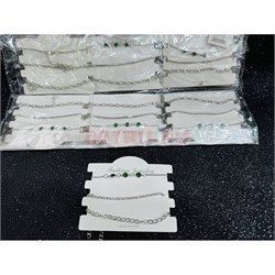 Браслет на ногу (BR-5024) набор из 3 шт 12 наборов/упаковка - фото 223274