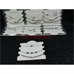 Браслет на ногу (BR-5025) набор из 3 шт 12 наборов/упаковка - фото 223280