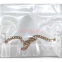 Браслет на ногу (BR-5025) металлический 12 шт/упаковка - фото 223285