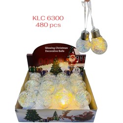 Светильник лампа (KLC-6300) новогодняя 12 шт/упаковка - фото 223331