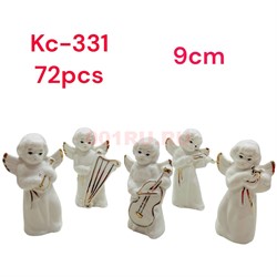 Ангелочки из фарфора (KL-331) музыканты 5-в-1 (цена за набор) - фото 223443