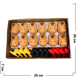 Игрушка крутящаяся с музыкой Капибара 12 шт/упаковка - фото 223454