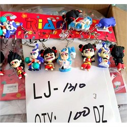 Брелок резиновый (LJ-1310) герои аниме 120 шт/блок - фото 223466