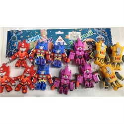 Брелок резиновый (KY-4754) трансформеры 12 шт/упаковка - фото 223524