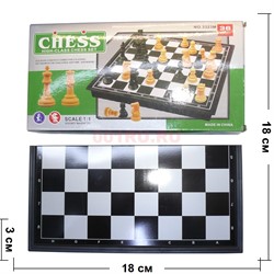 Шахматы магнитные 3320M пластмассовые 18x18 см - фото 223544
