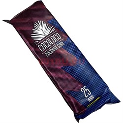 Уголь для кальяна Cocoloco 12 кубиков 25 мм кокосовый - фото 223633