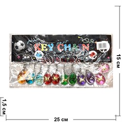 Брелок Лошадка в пластмассе цветная 12 шт/упаковка (KLC-6172) - фото 223636