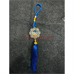 Подвеска мусульманская (HR-B101) с луной синяя 12 шт/упаковка - фото 223664