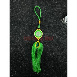 Подвеска мусульманская (HR-B103) зеленая круглая 12 шт/упаковка - фото 223668