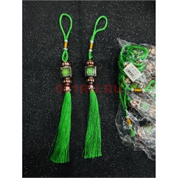 Подвеска мусульманская (HR-B107) зеленая квадратная 12 шт/упаковка - фото 223692