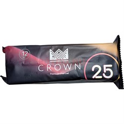 Уголь для кальяна Crown 12 кубиков 25 мм - фото 223785