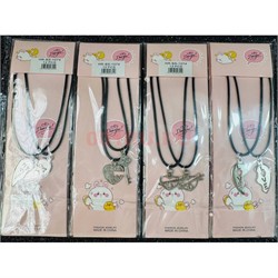 Парные подвески (BS-1074) сердца в ассортименте 12 пар/упаковка - фото 223793