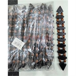 Четки перекидные (CK-B35) пластмассовые под дерево (коричневый цвет) - фото 223886