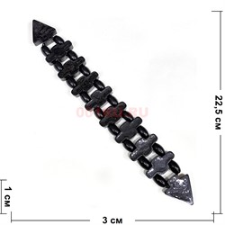 Четки перекидные (CK-B34) пластмассовые под дерево (черный цвет) - фото 223890