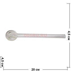 Трубка стеклянная 20 см длина 45 мм диаметр (20/45/16) - фото 223933