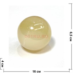 Шарик из медового оникса 3 см 1,25 дюйма 10 шт/упаковка - фото 223947