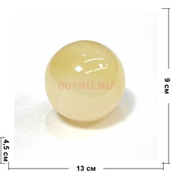 Шарик из медового оникса 4 см 1,5 дюйма 6 шт/упаковка - фото 223949