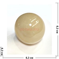 Шарик из медового оникса 6,25 см 2,5 дюйма - фото 223953