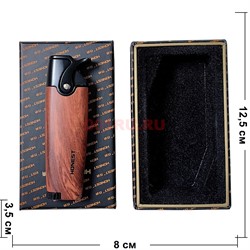 Зажигалка газовая Honest турбо под дерево (810-1) - фото 223970