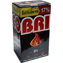 Уголь Кокобрико 25 мм 84 кубика 1 кг (кокосовый) - фото 223995