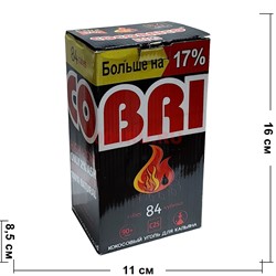 Уголь Кокобрико 25 мм 84 кубика 1 кг (кокосовый) - фото 223996