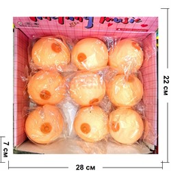 Игрушка прикол антистресс мягкая «грудь» 9-12 шт/упаковка - фото 224004