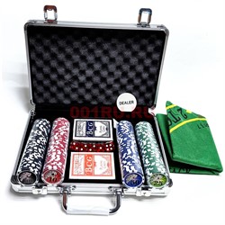 Набор для покера 200 фишек (11,5  гр) в кейсе - фото 224054