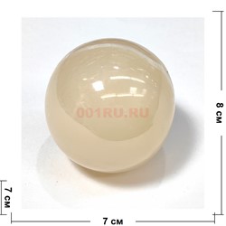 Шарик из медового оникса 7 см 3 дюйма (без подставки) - фото 224070