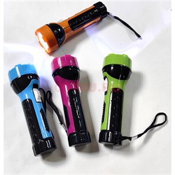 Фонарик маленький 10 см (LJF-1988) пластмассовый цветной 48 шт/упаковка - фото 224120