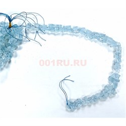 Аквакварц кристаллы на нитке 40-45 штук - фото 224161