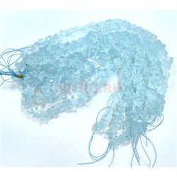 Аквакварц кристаллы на нитке 40-45 штук - фото 224164